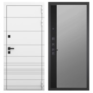 Гранит Роял белая NEW, панель 084 зеркало макси бок тонированное 16 мм