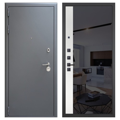 Гранит 7024, панель 091 зеркало макси бок тонированное черное 10 мм