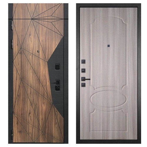 Гранит Континент с фрамугой, панель 006 Светлый 6 мм