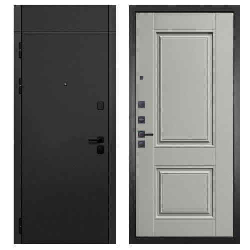 Гранит Горизонт с фрамугой, панель 068 Две филенки силк маус 12 мм