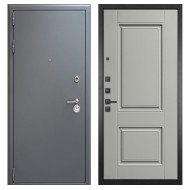 Гранит 7024, панель 068 Две филенки силк маус 12 мм