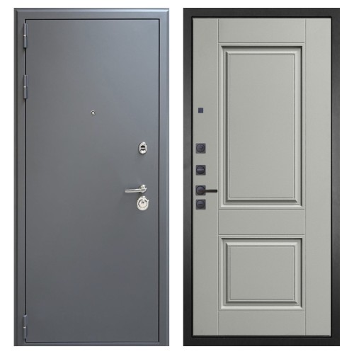 Гранит 7024, панель 068 Две филенки силк маус 12 мм