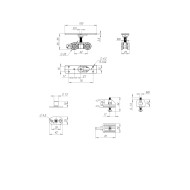Комплект Armadillo (Армадилло) для раздвижных дверей SLD.Comfort-PRO.SET1.rollers/80
