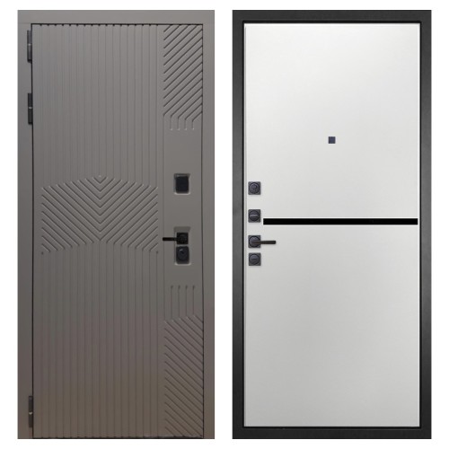 Гранит Нанорельеф, панель 073 горизонт белая 10 мм