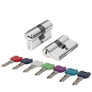 Цилиндровый Punto (Пунто) механизм MaxPro7000Key60mm(25+10+25) CP хром 7key 