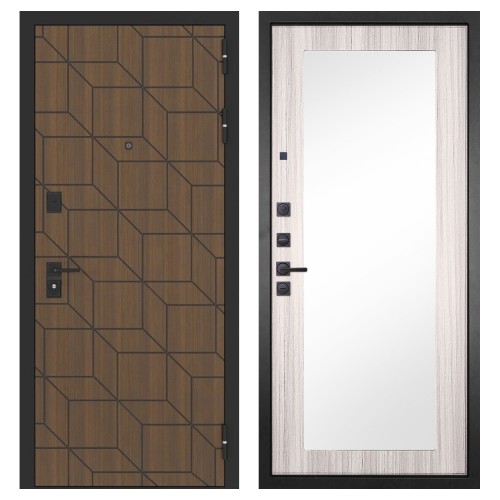 Гранит Плэй, панель 032 зеркало Сандал светлый 12 мм