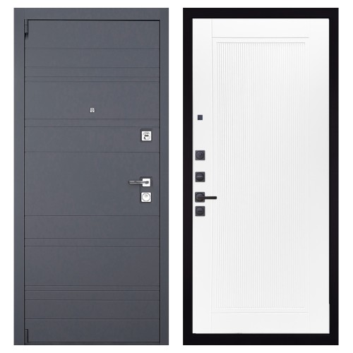 Гранит С57, панель 082 Белый софт рельеф 10 мм