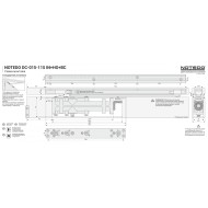 Дверной доводчик DC-015-115 IN+HO+BC