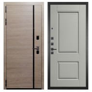 Гранит Пиано Эко, панель 068 Две филенки силк маус 12 мм