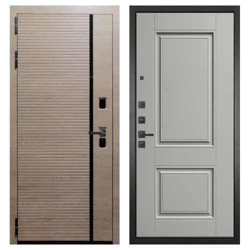 Гранит Пиано Эко, панель 068 Две филенки силк маус 12 мм