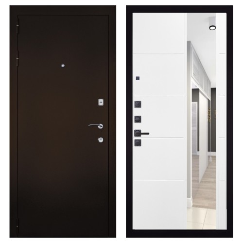 Гранит М1, панель 083 Белый софт зеркало 10 мм