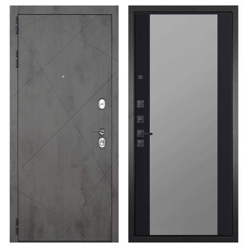 Гранит Дуэт, панель 074 зеркало фацет тонированное 16 мм