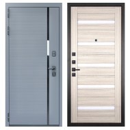 Гранит Пиано Серая, панель 030 царга Сандал светлая 16 мм