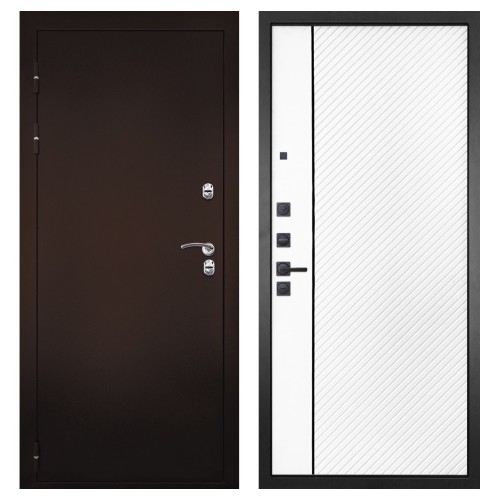 Гранит Терморазрыв, панель 078 Белая матовая 12 мм