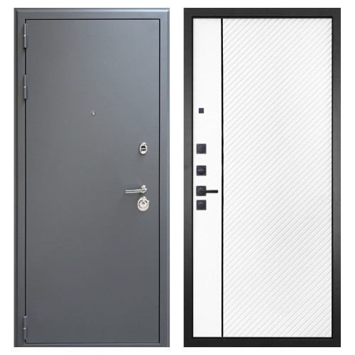 Гранит 7024, панель 078 Белая матовая 12 мм