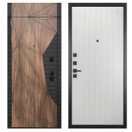 Гранит Континент с фрамугой, панель 076 пиано вертикальная 12 мм