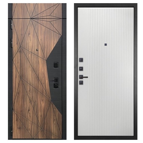 Гранит Континент с фрамугой, панель 076 пиано вертикальная 12 мм