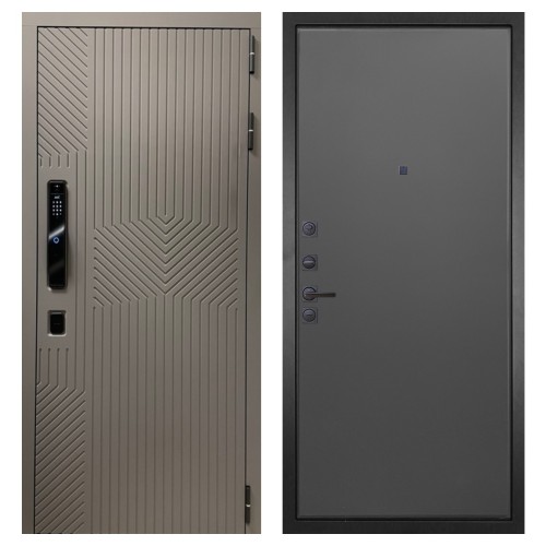 Гранит Смарт Нанорельеф, панель 077 графит нубук 12 мм