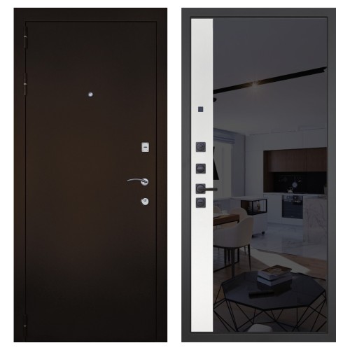 Гранит М1, панель 091 зеркало макси бок тонированное черное 10 мм