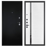 Гранит Ультра 8, панель 089 Белый софт с зеркальной тонированной вставкой 10 мм