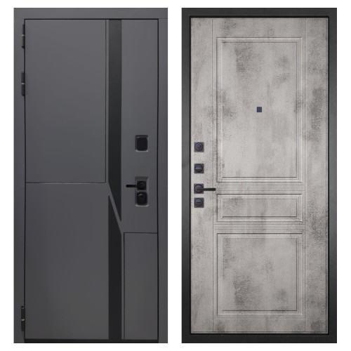 Гранит НаноБлэк лайн, панель 043 Бетон светлый 12 мм