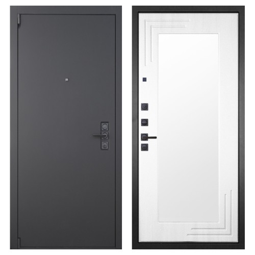 Гранит Эксклюзив, панель 019 зеркало Белый ясень 16 мм