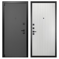 Гранит Лайт Графит, панель 076 пиано вертикальная 12 мм