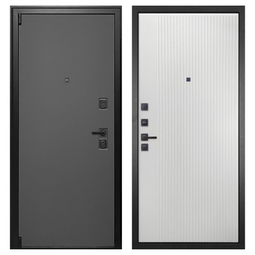 Гранит Лайт Графит, панель 076 пиано вертикальная 12 мм