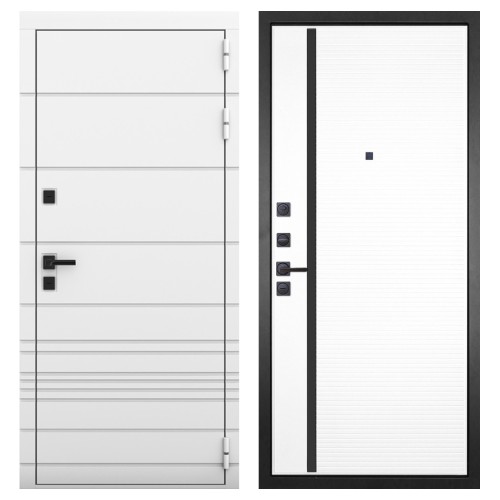 Гранит Роял белая NEW, панель 053 Пиано белая 12 мм