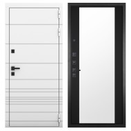 Гранит Роял белая NEW, панель 071 зеркало Фацет 16 мм