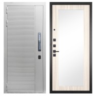 Гранит Пиано Смарт Белая, панель 026 зеркало Лиственница 10 мм