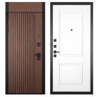 Гранит Шторм с фрамугой, панель 035 Белая классика 12 мм