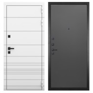 Гранит Роял белая NEW, панель 077 графит нубук 12 мм