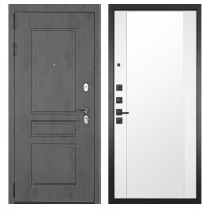 Гранит Лира, панель 024 зеркало Макси белый матовый 16 мм