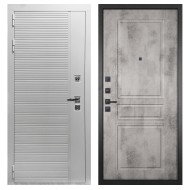 Гранит Пиано Белая, панель 043 Бетон светлый 12 мм