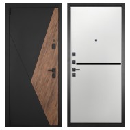 Гранит Геометрия, панель 073 горизонт белая 10 мм