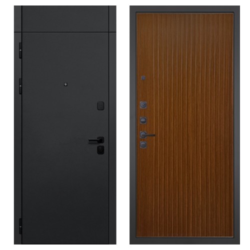 Гранит Горизонт с фрамугой, панель 087 Дуб кантри темный с фрезеровкой 10 мм