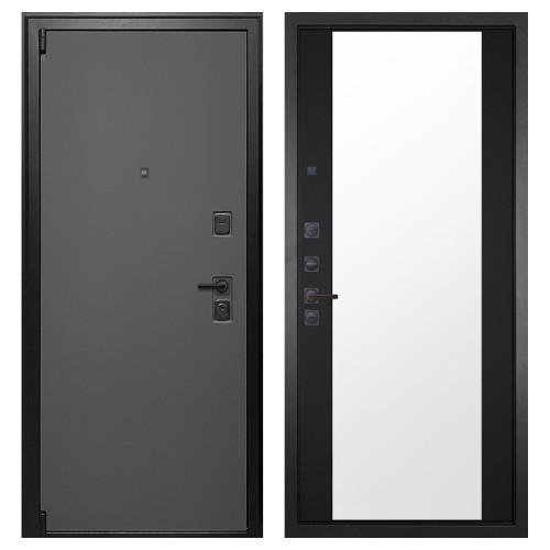 Гранит Лайт Графит, панель 071 зеркало Фацет 16 мм