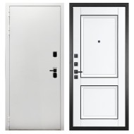 Гранит Вайт, панель 070 Две филенки с молдингом белый матовый 12 мм