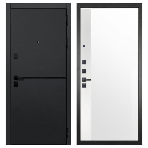 Гранит Горизонт, панель 075 зеркало макси бок белое 16 мм