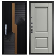 Гранит Смарт Люкс, панель 068 Две филенки силк маус 12 мм