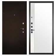 Гранит М1, панель 075 зеркало макси бок белое 16 мм