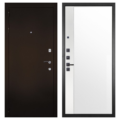 Гранит М1, панель 075 зеркало макси бок белое 16 мм