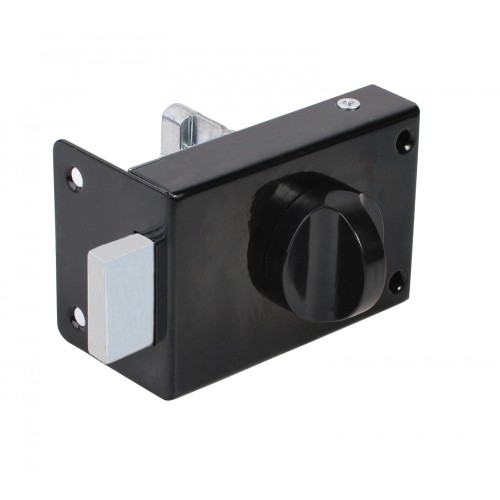 Замок Omega (Омега) накладной цилиндровый ЗН1 черный 