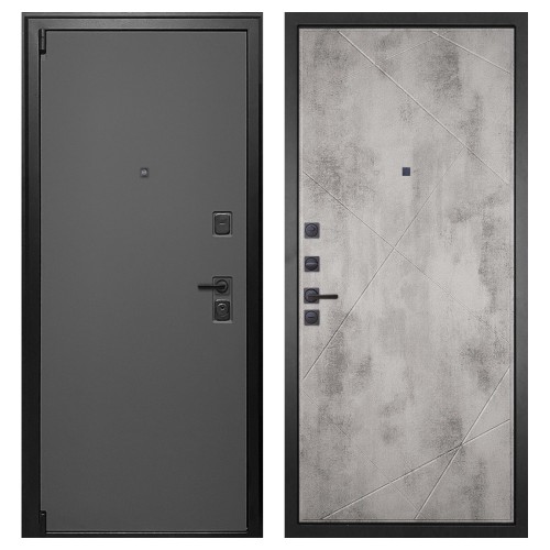 Гранит Лайт Графит, панель 044 Бетон светлый 12 мм