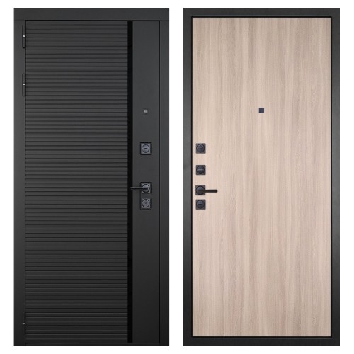 Гранит Пиано Черная, панель 001 Светлая 6 мм