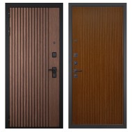 Гранит Шторм, панель 087 Дуб кантри темный с фрезеровкой 10 мм