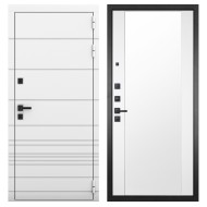 Гранит Роял белая NEW, панель 024 зеркало Макси белый матовый 16 мм