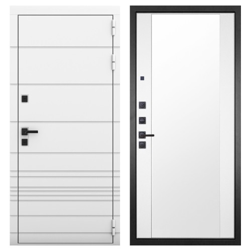 Гранит Роял белая NEW, панель 024 зеркало Макси белый матовый 16 мм