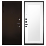 Гранит М1, панель 010 зеркало Белый матовый 16 мм